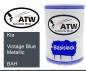 Preview: Kia, Vintage Blue Metallic, BAH: 500ml Lackdose, von ATW Autoteile West.